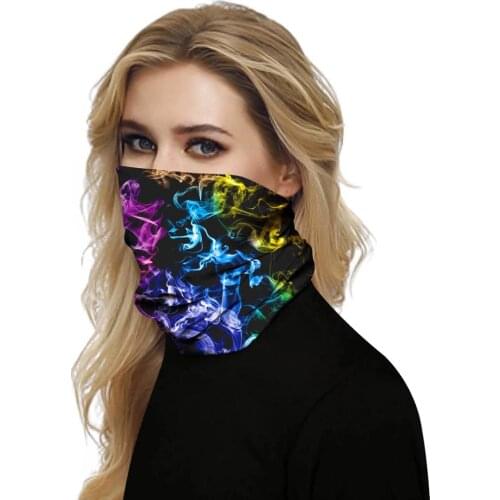 Bandana Male Women Face Chimney Neck Gaiter Face Scarf Scarf Pipe Starry Sky Colorful Face Masks Ski Mask Headband