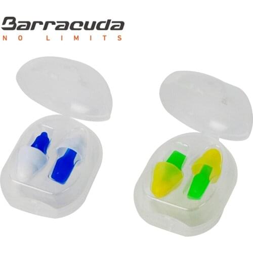 Barracuda Swimming Accessories Ear Plugs Chlorine-Proof Waterproof Silicone Soft Flexible Reusable Equipment #E0140