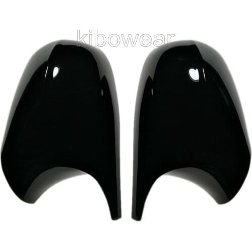Black Side Wing Mirror Cover cap for BMW E90 E91 E92 E93 2010 2011 2013 E80 E81 E87 LCI Horn Shape replace caps