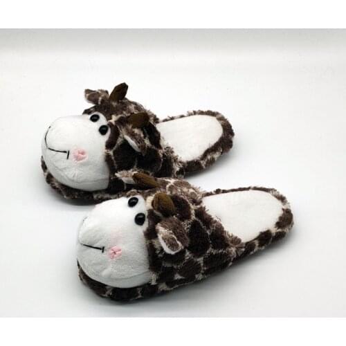 Animal indoor warm custom fur slippers timber land shoes Custom slippers Home House Slipper Children men women winter shoes
