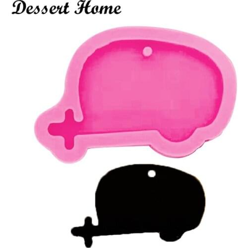 DY0071 DIY epoxy resin molds Tent key shape silicone mold for keychains Jewelry Making Accessories Tools