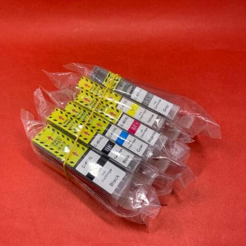 YOTAT 6pcs PGI-450 CLI-451 Compatible ink cartridge PGI450 PGI-450XL CLI-451XL for Canon PIXMA MG6340 printer