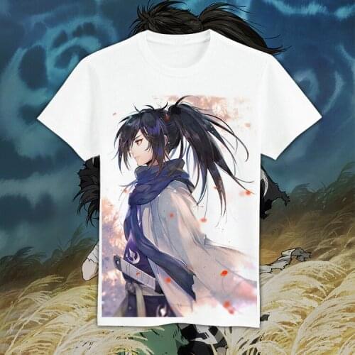 Japanese Anime Dororo Cosplay T Shirt Cartoon Dororo 3D Printed Summer T-Shirt Casual Top Tee Fashion tshirt Halloween Costume
