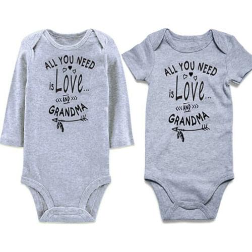 Newborn Infant Baby Boy Girl Soft Cotton Letter Romper Jumpsuit Clothes Outfits long/short sleeve baby bodysuit 0-18M Bebe cloth
