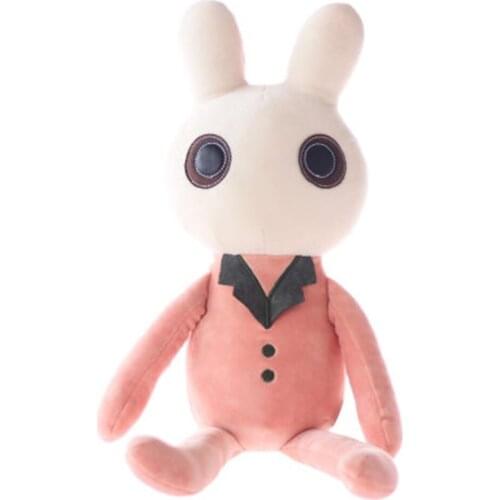 Cute Bunny Plush Toys Software Big-Eyed Rabbit Childrens Doll Sleeping Doll Birthday Gift 54cm Length