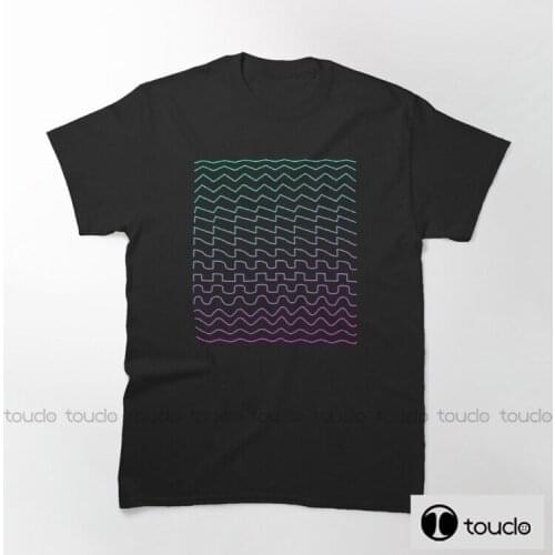 New Synthesizer Waveforms Unisex Black Tshirt Men T Shirt Retro Graphic T Shirts 100% Cotton T-Shirt Man Woman Tees Tops Unisex