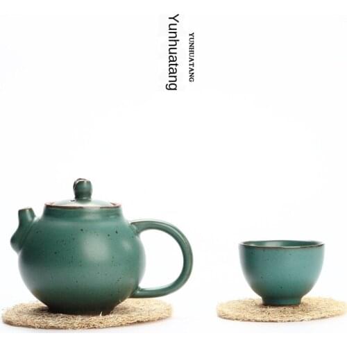 Japanese-Style Handmade Natural Loofah Sponge Pot Mat Pot Mat Coaster Tea Pot Base Tea Mat Kung Fu Tea Set Tea Ceremony