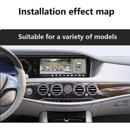 Full-Automatic DVR Car Camera System Calibration Cloth 360 Degree super3D Monitor Pro Panorama Corrective Dirds Eye View Gps