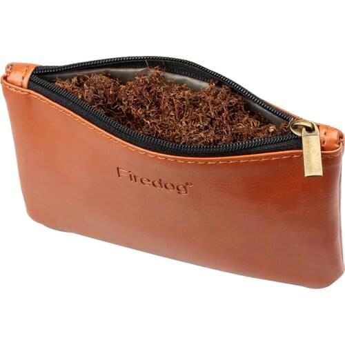 Portable PU Tobacco Pouch Moisturizing And Fresh-Keeping Large Pipe Pouch Multifunctional Accessory Storage Bag Wallet