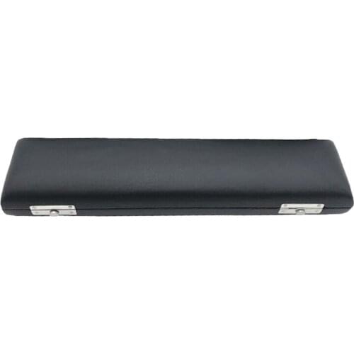 Durable PU Leather 16 Holes Flute Storage Case Bag Protector Black Accessory