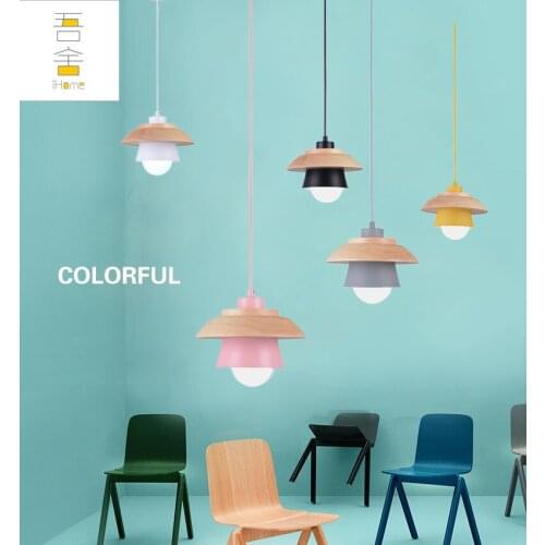 Modern Nordic AMBIT Pendant Lights Denmark Colored Macaron Aluminum LED pendant lamp Kitchen Restaurant Light Ceiling Fixtures