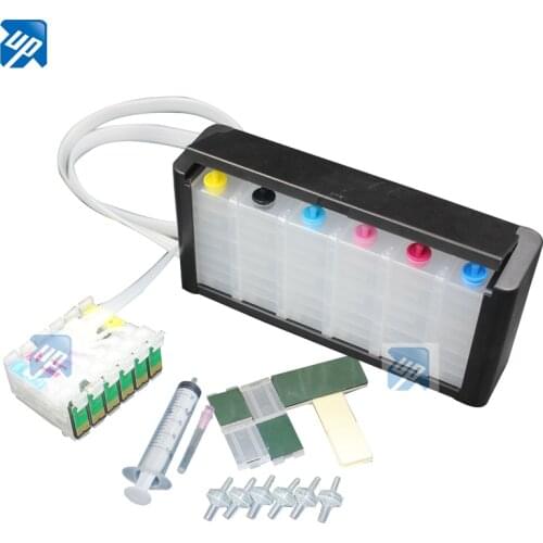 T0821 Bulk Ink System ciss for epson R270 R390 RX590 TX700W TX800W T50 TX720 TX700 TX800 RX610 printer with ARC chip