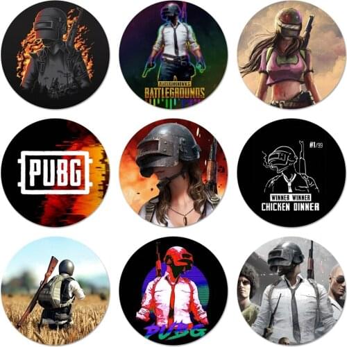 PUBG winner chicken dinner Badge Brooch Pin Accessories For Clothes Backpack Decoration gift 58mm