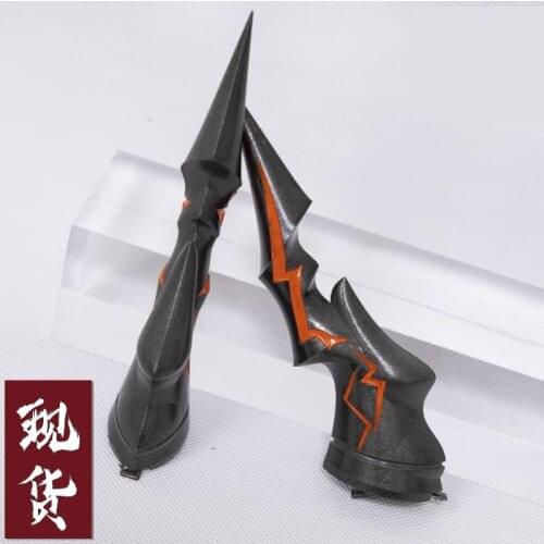 2 Types Anime Game Arknights Chen Cosplay Horns Dragon Horns Head Clip Headwear Hairwear Cosplay Props Accessories Hair Clip