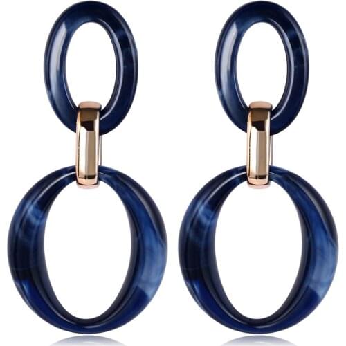 2021 Fashion Charm Jewelry Vintage 8 Words Resin Earrings for Women Beautiful Bride Wedding Earrings