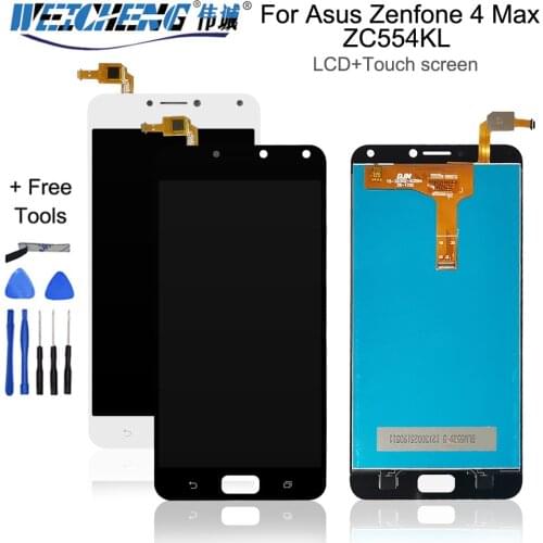 For Asus Zenfone 4 Max ZC554KL LCD Display LCD +Touch Screen Digitizer Assembly 5.5'' 1920x1080 For ASUS ZC554KL LCD Black