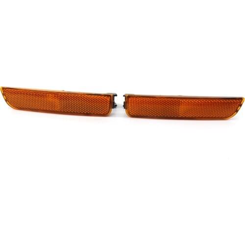 2Pcs / Set Fits 2001-2005 VW Passat B5.5 Bumper Side Marker Light Amber Lens