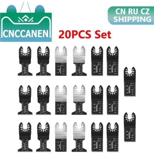 20PCS Multi-Functional Oscillating Bi-metal Precision Saw Blades High Carbon Steel Cutter Discs Hand And Power Tool Accessories