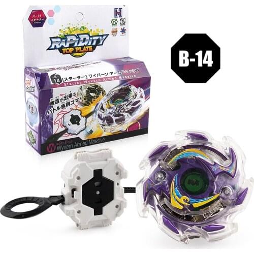 Battle Original Metal Fusion Gyro Spinner Bipolar Beybleyd with One-way Ruler Launcher 3052 DIY Burst Turbo Mini Stadium