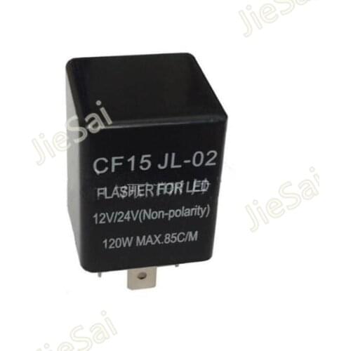 CF15 LED Flasher relay for car turn light (no positive and negative difference)