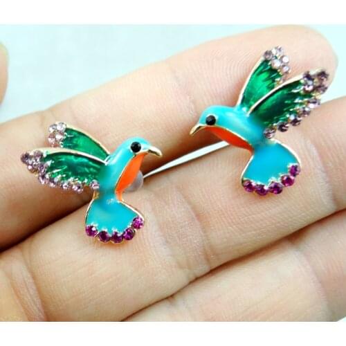 Hot Trendy Simple Design alloy Little bird womens Dangle Earrings For Women Jewelry Gift earrings Free shipping Y27