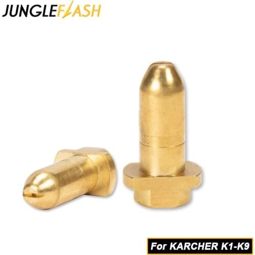 JUNGLEFLASH High Quality Brass Adapter Nozzle Washer Accessories For KARCHER K Spray Rod Brass Nozzle High Pressure Washer Gun