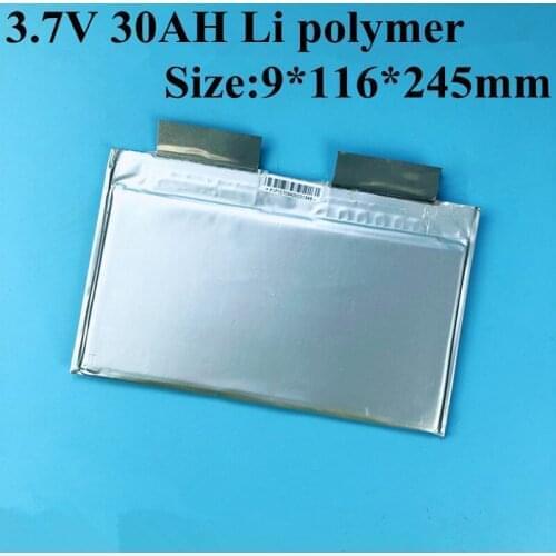 13pcs 3.7v 30ah Lithium Polymer Battery Not 3.2v Lifepo4 / High Drain 90A for E Bike 48v 30Ah Bicycle Electric Wheelchair Motor