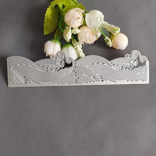 AZSG Waves Metal Cutting Dies For DIY Scrapbooking/Card Making/Album Decorative Crafts Handmade Embossing Die Cuts