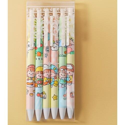 Cartoon Gel Ink Pens Set Cute Writing Pens Pens Stationery Office School Supplies For Student Office School Supplies Gel Pens