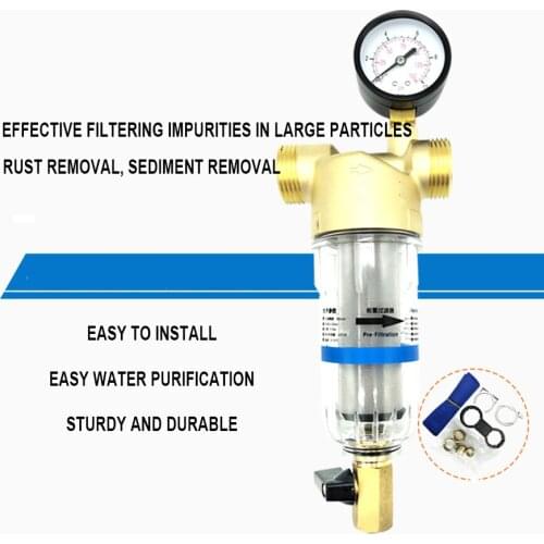 Appropriative Water Pre-filter for Ratio Device Front Purifier Front Waterway Protector Impurity Filtering Device