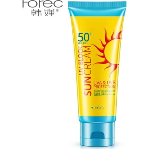 Facial Sunscreen Cream SPF50+ Isolation Face Cream Protector Whitening UV Sunblock Body Sunscreen Concealer