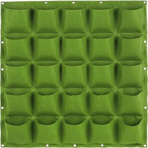 New Planting Wall Hanging Bag Garden Accessories Multi-Pocket Planting Bag Flower Plants Grow Planter Bag Drop Shipping