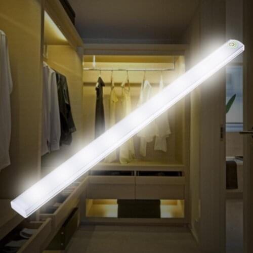 Long Motion Sensor LED Light Dimmable Under Cabinet Light Kitchen Light Night Lamp Hard Rigid Bar Light
