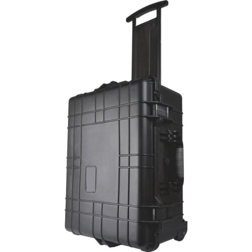 Waterproof high quality Professional Safety Protection Toolbox Draw bar box with wheels Photographic equipment with pre-cut foam