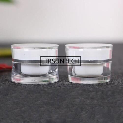 5g jar cylinder round shape cosmetic container jar Acrylic jar refillable cream jar F1239