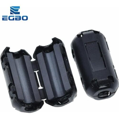 5mm Clip-On Ferrite Ring Core Noise Suppressor For EMI RFI Clip Cable Active Components Filters