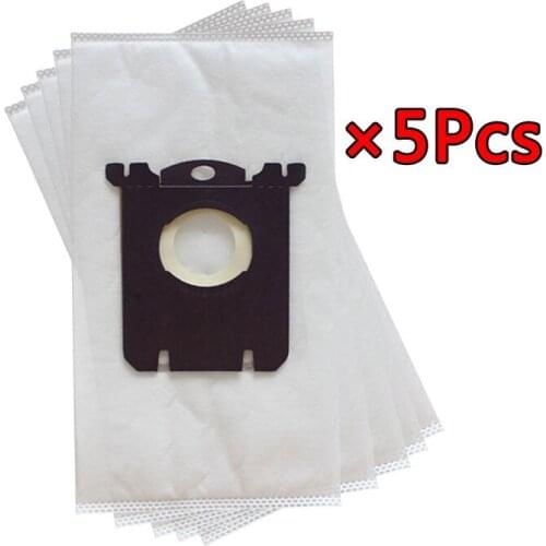 5Pcs Vacuum Cleaner Parts Replacement Parts Dust Paper Bags FC8021 HR6999 For Philips FC8424 FC8614 HR8323 FC8224 FC8386 FC8226
