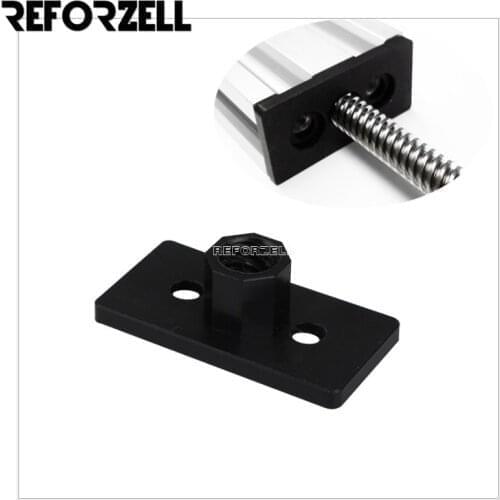 50pcs/Lot 3D Printer Openbuilds POM ACME Nut Plate for 8mm Tr8*8 Metric Acme Lead Screw 8mm Thread Rod Trapezoidal Tap T8