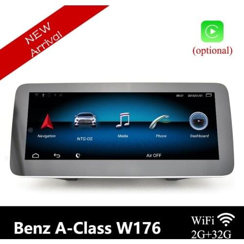 Android 10 car gps navigation multimedia player For Benz A CLA GLA CLass 2013-2018 IPS LTE Wifi BT Carplay W176