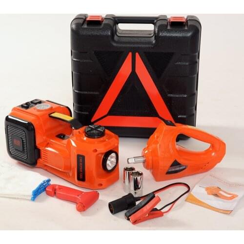 Car Lifting Jack 3-in-1 Electric Hydraulic Inflatable Pump Electric Wrench Increase The Antifreeze Raised Top HF8888