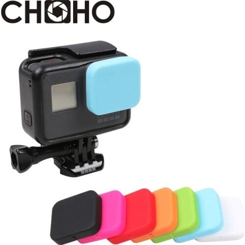 For Gopro 7 Black Accessories Protective lens cap Soft Cover Rubber Silicone silica ge Protector For Go pro Hero 5 6 7 Black