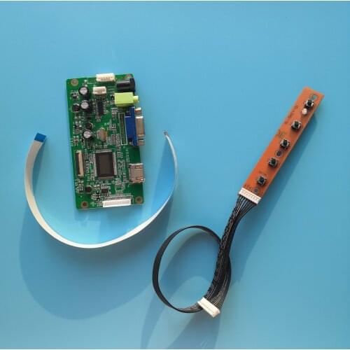 For LP125WH2-SPM1 KIT VGA DIY 12.5" Controller board 30Pin LCD EDP SCREEN display DRIVER monitor 1366×768