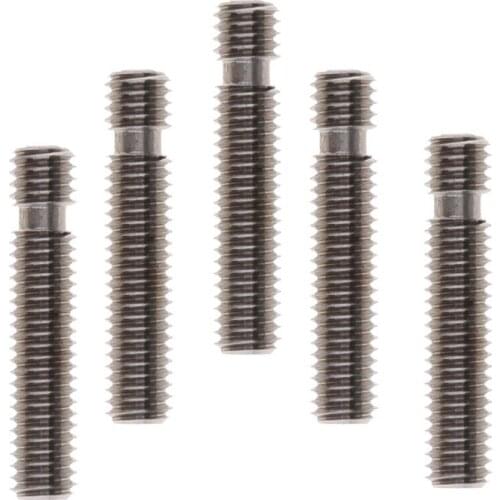 Nozzle Throat M6X30mm Nozzle Throat Is Used for 3D Printer Extruder, with Sleeve MK8 Inside(5-Piece Set)