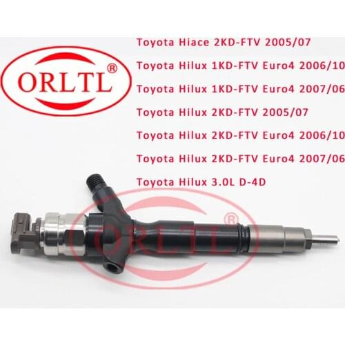 Common Rail Injector 23670-09070 Genuine Fuel Injector 2367009070 For Toyota Hilux 1KD-FTV OEM Auto Parts 236700I020