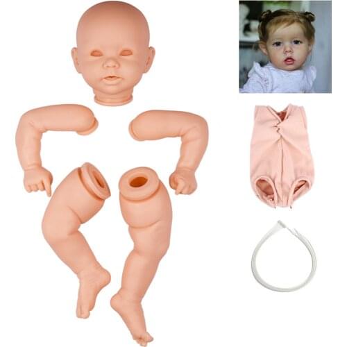 20 Inch Reborn Baby Doll Kit 50CM Lifelike Vinyl Unpainted Unfinished DIY Blank Kit Hand Made Newborn Dolls Toy Birthday Gift