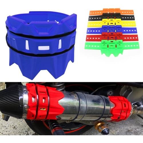 Hot Sell Motorcycle exhaust pipe drop protection ring Muffler protection rubber For SUZUKI HAYABUSA /GSXR1300 GSXR 1300