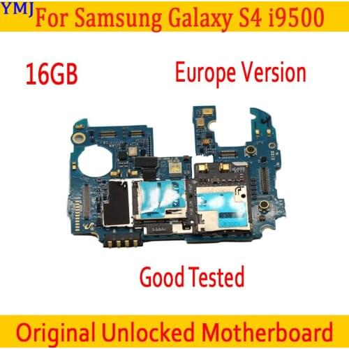 For Samsung Galaxy S4 i9500 Motherboard,16GB Original unlocked for Samsung S4 i9505 Mainboard with Full Chips,Free Shipping