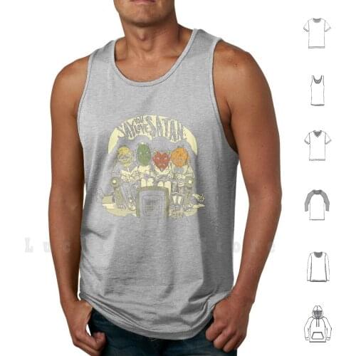 Say You Love Satan 80s Horror Podcast Logo tank tops vest sleeveless Halloween Iii Halloween 3 Skull