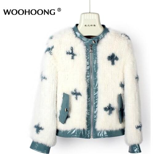 Autumn And Winter New Fashion Knit Hat Woven Coat Hooded Fur Coat Mink Fur Coat Korean Fashion Youth