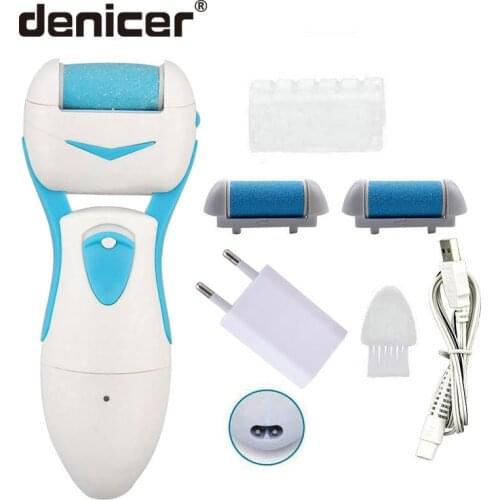 Pedicure Callus Remover Sawing File PK file for feet + 2 Extra Roller Heads Good Foot care tool